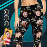 Custom Photo Love, Fun, And Holiday Cheer - Family Personalized Custom Pajama Pants - Christmas Gift For Mom, Grandma