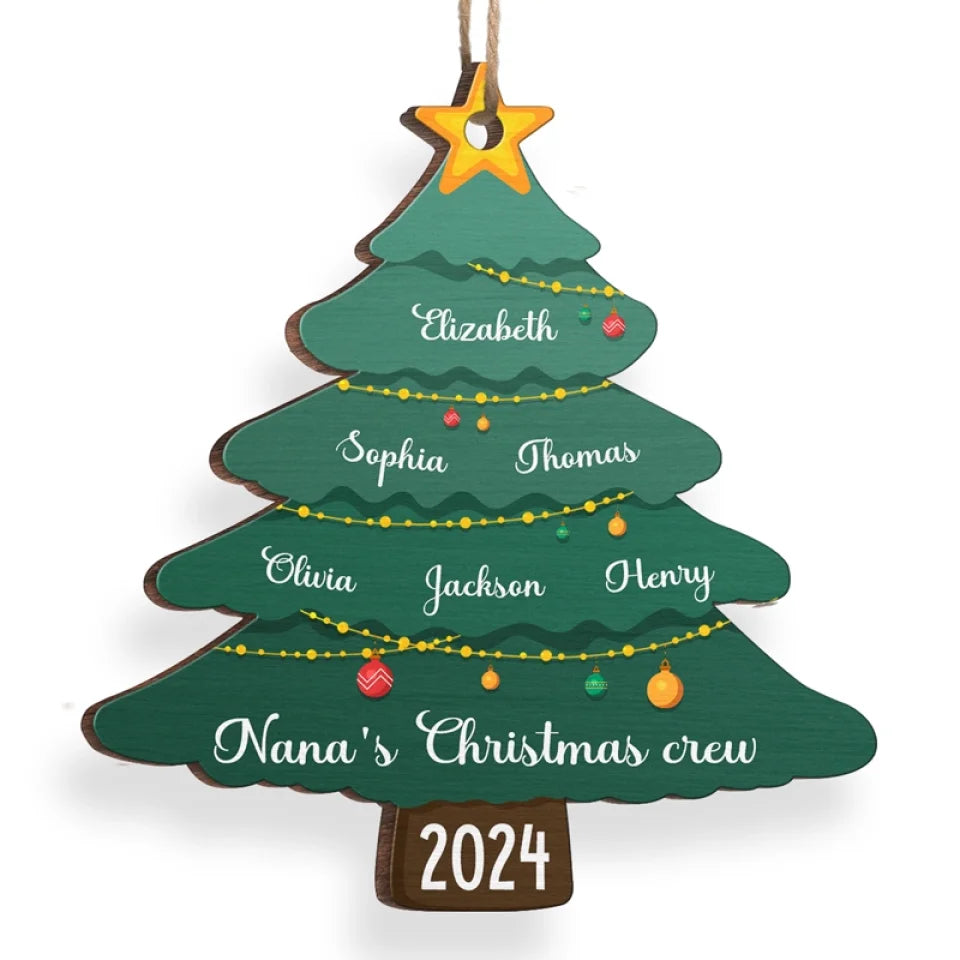 Christmas Season Brings Comfort And Joy - Family Personalized Custom Ornament - Wood Custom Shaped - Christmas Gift For Family Members
