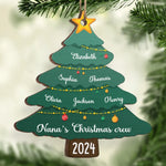 Christmas Season Brings Comfort And Joy - Family Personalized Custom Ornament - Wood Custom Shaped - Christmas Gift For Family Members