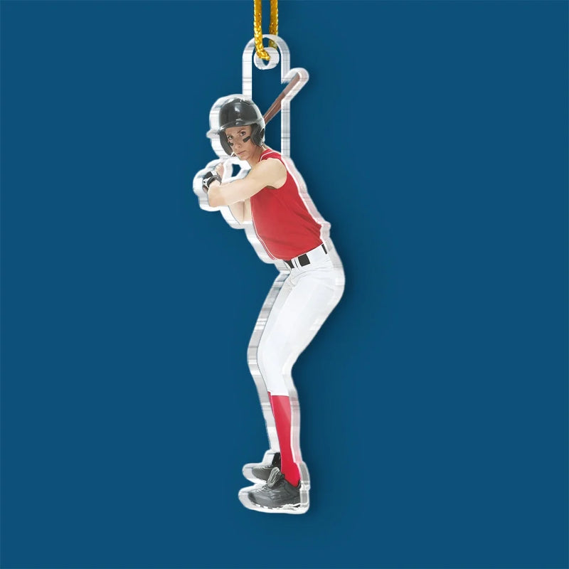 Custom Photo Find Your Greatness - Personalized Custom Ornament - Acrylic Custom Shaped - Christmas Gift For Sport Lovers, Sport Players