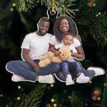 Custom Photo Christmas Gifts for Families - Personalized Ornament