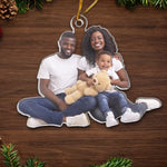 Custom Photo Christmas Gifts for Families - Personalized Ornament