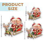 Custom Photo All You Want For Christmas - Couple Personalized Custom Ornament - Acrylic Custom Shaped - Christmas Gift For Husband Wife, Anniversary