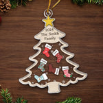 Our Love Grows Stronger And Brighter - Family Personalized Custom Ornament - Acrylic Custom Shaped - Christmas Gift For Family Members