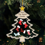 Our Love Grows Stronger And Brighter - Family Personalized Custom Ornament - Acrylic Custom Shaped - Christmas Gift For Family Members