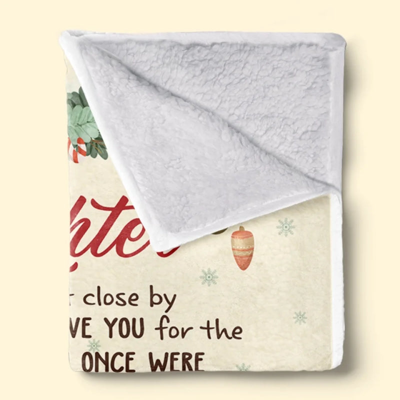 Our Love Is A Garden, Forever In Bloom - Family Personalized Custom Blanket - Christmas Gift For Grandma, Mom, Daughter