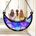 Custom Name Friendship Gifts for Women - Personalized Suncatcher Ornament