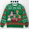 Christmas Joy Is To Be Shared With Your Family - Family Personalized Custom Ugly Sweatshirt - Unisex Wool Jumper - Christmas Gift For Family Members