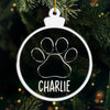 Pawsome Christmas Vibes - Dog & Cat Personalized Custom Ornament - Acrylic Custom Shaped - Christmas Gift For Pet Owners, Pet Lovers