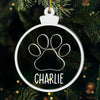 Pawsome Christmas Vibes - Dog & Cat Personalized Custom Ornament - Acrylic Custom Shaped - Christmas Gift For Pet Owners, Pet Lovers
