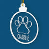 Pawsome Christmas Vibes - Dog & Cat Personalized Custom Ornament - Acrylic Custom Shaped - Christmas Gift For Pet Owners, Pet Lovers