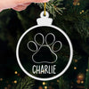 Pawsome Christmas Vibes - Dog & Cat Personalized Custom Ornament - Acrylic Custom Shaped - Christmas Gift For Pet Owners, Pet Lovers