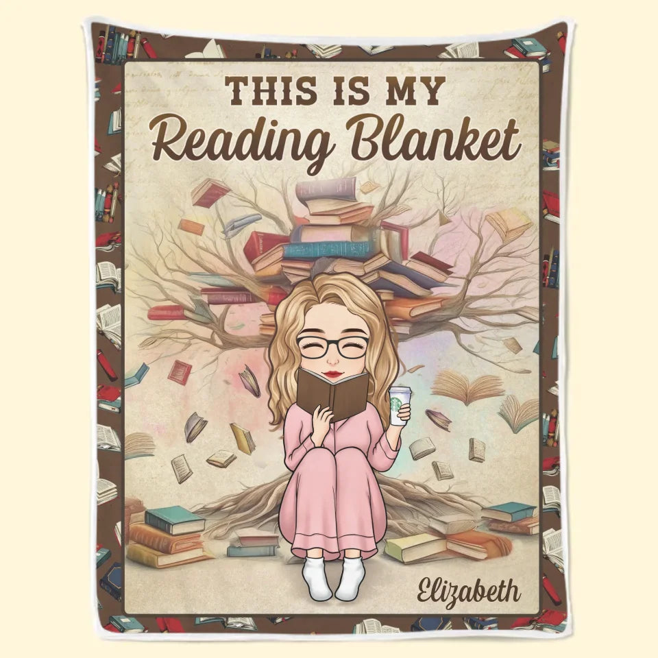 Custom Blanket - Personalized Bookish Gifts For Book Lovers, Bookworms, Readers - The Warmth Of A Blanket Enhances Every Story