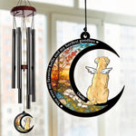 Custom Name Pet Memorial Gifts for Dog Lovers - Personalized Wind Chime