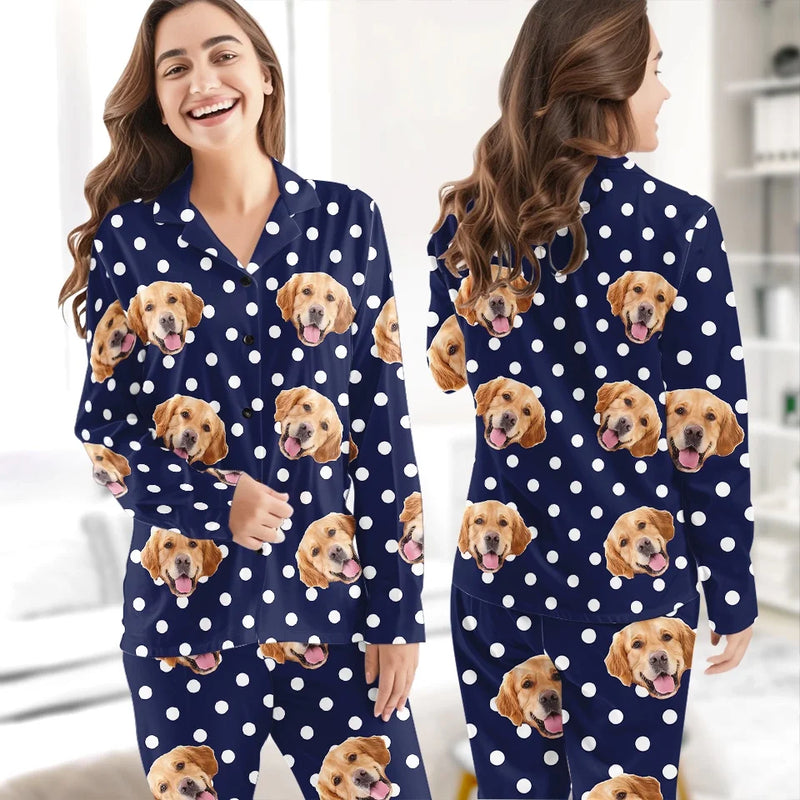 Custom Photo Nothing Says Pet Love Like Wearing Their Faces On Your Pajamas - Dog & Cat Personalized Custom Pajamas - Christmas Gift For Pet Owners, Pet Lovers