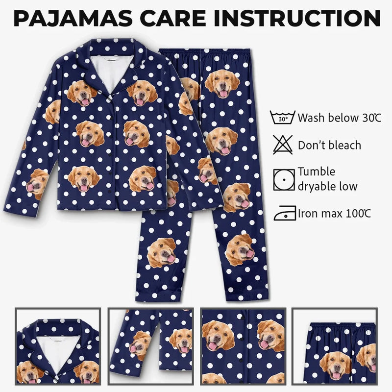 Custom Photo Nothing Says Pet Love Like Wearing Their Faces On Your Pajamas - Dog & Cat Personalized Custom Pajamas - Christmas Gift For Pet Owners, Pet Lovers
