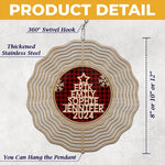 For It Is In Giving That We Receive - Family Personalized Custom Wind Spinner - Christmas Gift For Family Members