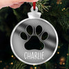 These Tiny Paws Bring Endless Joy - Dog & Cat Personalized Custom Mirrored Acrylic Ornament - Christmas Gift For Pet Owners, Pet Lovers