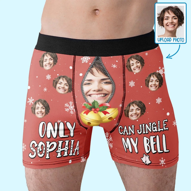 Custom Photo Comfort Is Key But So Is A Good Laugh - Funny Personalized Custom Boxer Briefs, Men's Boxers - Christmas Gift For Boyfriend, Husband, Anniversary