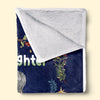 Daughters Are The Anchors Of A Mother’s Life - Family Personalized Custom Blanket - Christmas Gift For Mom, Daughter