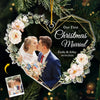 Custom Photo Our Love Makes This First Christmas Unforgettable - Couple Personalized Custom Ornament - Acrylic Custom Shaped - Christmas Gift For Husband Wife, Anniversary, First Christmas