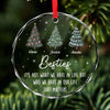 Life Was Meant For Best Friends And Good Adventures - Bestie Personalized Custom Circle Glass Ornament - Christmas Gift For Best Friends, BFF, Sisters