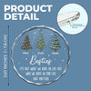 Life Was Meant For Best Friends And Good Adventures - Bestie Personalized Custom Circle Glass Ornament - Christmas Gift For Best Friends, BFF, Sisters