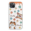 Four Paws, One Heart - Dog & Cat Personalized Custom 3D Inflated Effect Printed Clear Phone Case - Gift For Pet Owners, Pet Lovers