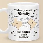 Custom Name Family State Map Gifts - Personalized Mugs