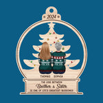 The Greatest Gift Our Parents Gave Us - Family Personalized Custom Ornament - Wood Custom Shaped - Christmas Gift For Family Members, Siblings, Brothers, Sisters