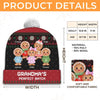 Grandma’s Love And Kid’s Laughter Make Christmas Special - Family Personalized Custom Christmas Beanie Hat - Christmas Gift For Mom, Grandma