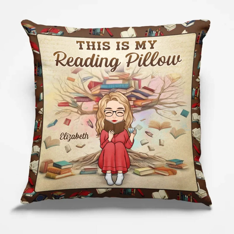 Reading Is Dreaming With Open Eyes - Personalized Custom Pillow - Gift For Book Lovers