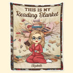 Life Is Better In Bed With A Book - Personalized Custom Blanket - Gift For Book Lovers