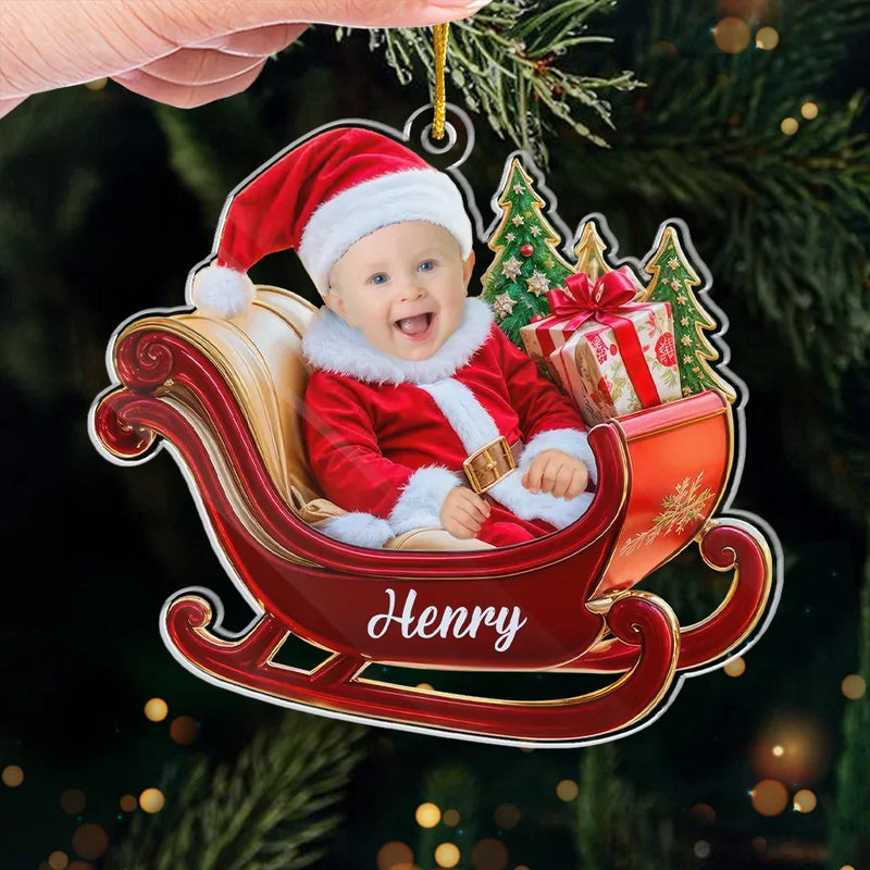 Custom Photo Little Ones Make Every Holiday More Magical And Bright - Family Personalized Custom Ornament - Acrylic Custom Shaped - Christmas Gift For Baby Kids, Newborn Baby, First Christmas
