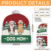 Santa Paws Is Coming To Town - Dog & Cat Personalized Custom Christmas Beanie Hat - Christmas Gift For Pet Owners, Pet Lovers
