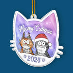 Custom Cat Name Christmas Gifts for Cat Lovers - Personalized Ornament