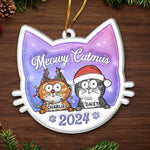 Custom Cat Name Christmas Gifts for Cat Lovers - Personalized Ornament
