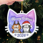 Custom Cat Name Christmas Gifts for Cat Lovers - Personalized Ornament
