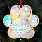 Missing You More During The Holidays - Memorial Personalized Custom Hologram Ornament - Sympathy Gift, Christmas Gift For Pet Owners, Pet Lovers