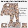 Custom Photo My Pet Is My Happy Place - Dog & Cat Personalized Custom Pajamas - Christmas Gift For Pet Owners, Pet Lovers