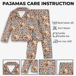 Custom Photo My Pet Is My Happy Place - Dog & Cat Personalized Custom Pajamas - Christmas Gift For Pet Owners, Pet Lovers