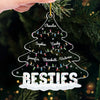 Find Joy In The Little Things This Christmas - Bestie Personalized Custom Ornament - Acrylic Custom Shaped - Christmas Gift For Best Friends, BFF, Sisters