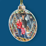 Custom Photo May Your Holidays Be Merry And Bright - Family Personalized Custom Ornament - Acrylic Custom Shaped - Christmas Gift For Family Members