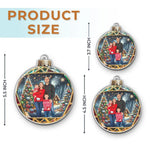 Custom Photo May Your Holidays Be Merry And Bright - Family Personalized Custom Ornament - Acrylic Custom Shaped - Christmas Gift For Family Members
