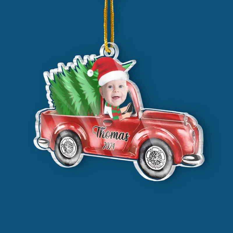 Custom Photo Little Moments Bring Big Joy During The Christmas Season - Family Personalized Custom Ornament - Acrylic Custom Shaped - Christmas Gift For Baby Kids, Newborn Baby, First Christmas