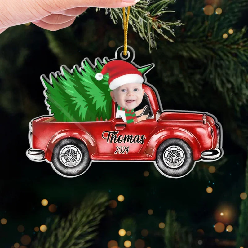 Custom Photo Little Moments Bring Big Joy During The Christmas Season - Family Personalized Custom Ornament - Acrylic Custom Shaped - Christmas Gift For Baby Kids, Newborn Baby, First Christmas