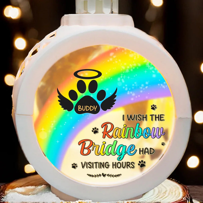 Every Rainbow Is A Reminder Of The Love We Shared - Memorial Personalized Custom Candlelight Lantern Ornament - Christmas Gift, Sympathy Gift For Pet Owners, Pet Lovers