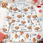 Custom Name Golden Retriever Christmas Gifts for Dog Lovers - Personalized Pajamas