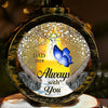 Gone But Not Forgotten - Memorial Personalized Custom Candlelight Lantern Ornament - Sympathy Gift, Christmas Gift For Family Members