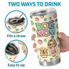 As A Pet Mom, My Life Is So Much Richer - Dog & Cat Personalized Custom 3D Inflated Effect Printed Tumbler - Gift For Pet Owners, Pet Lovers